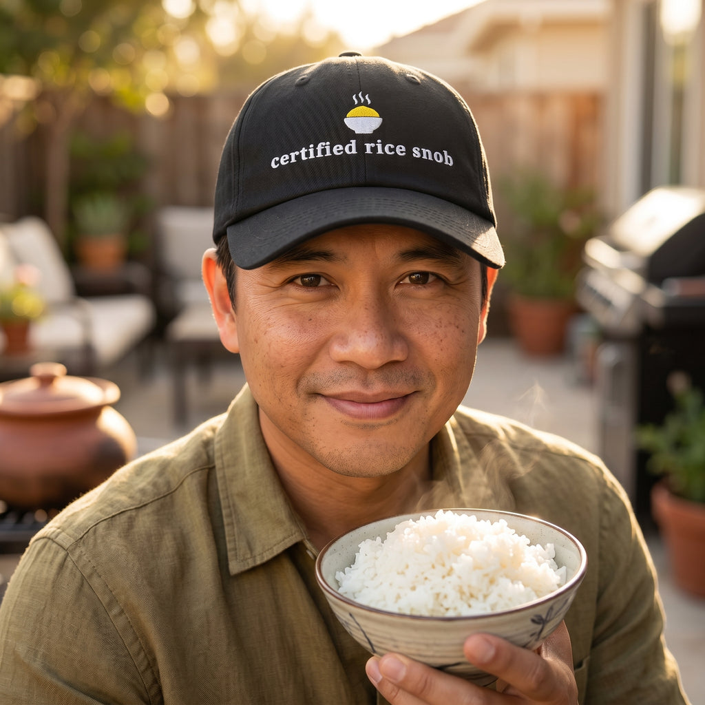 Certified Rice Snob Filipino Dad Hat