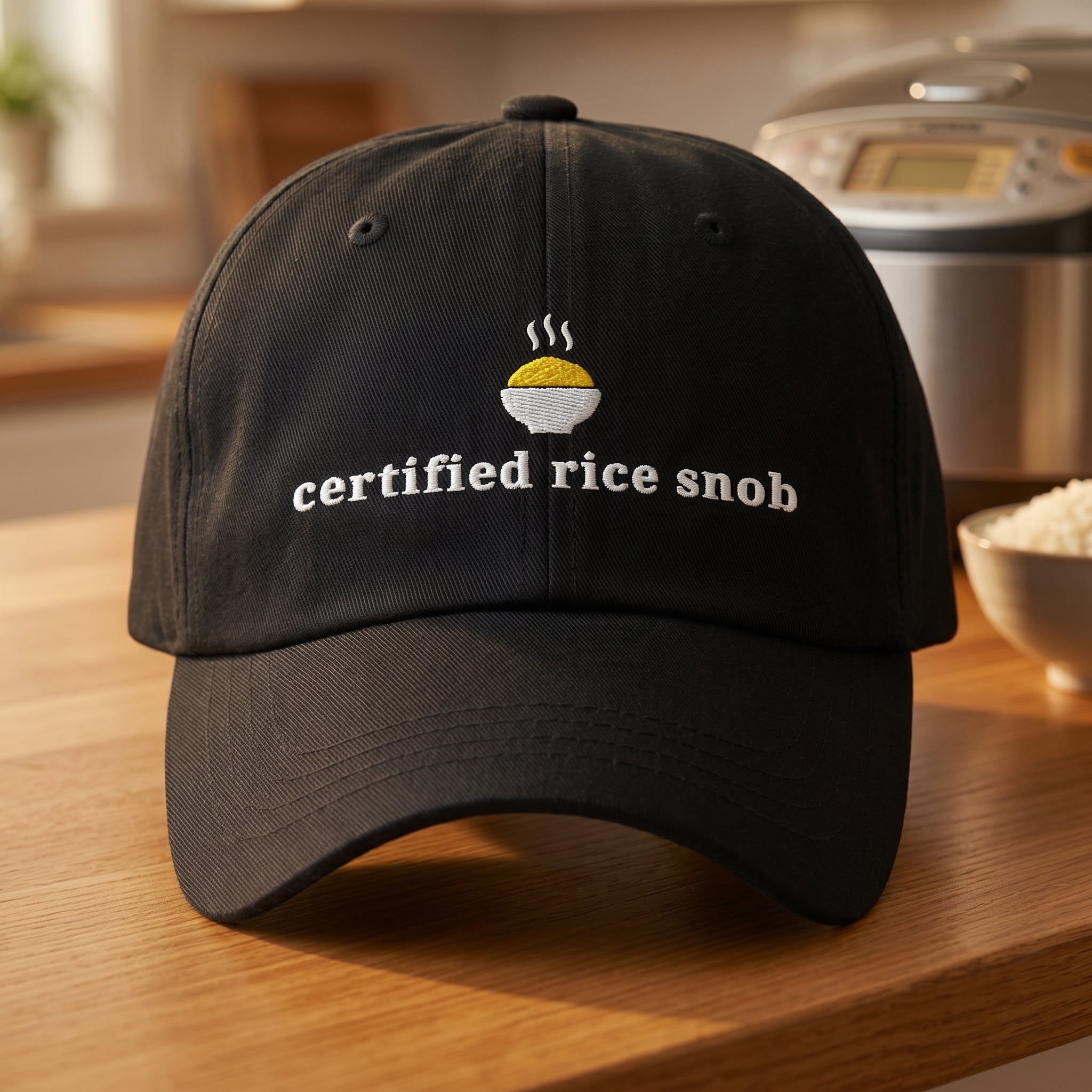 Certified Rice Snob Filipino Dad Hat