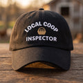 Local Coop Inspector Dad Hat – Chicken Keeper Gift