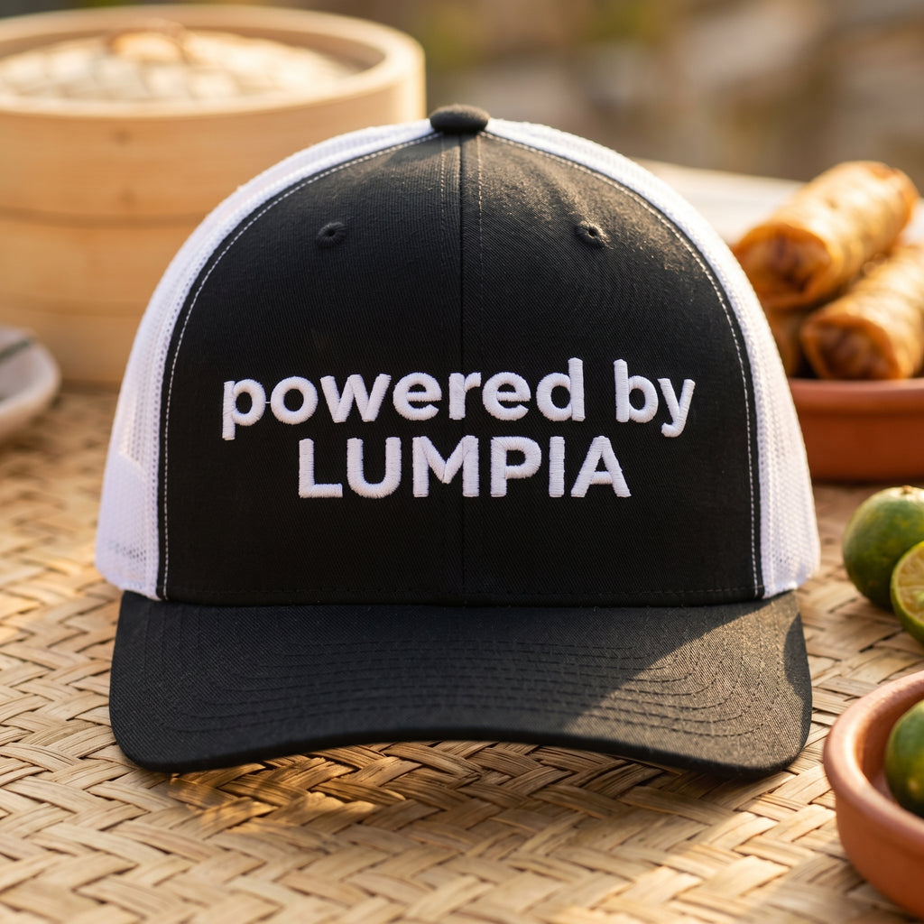 Powered by Lumpia Trucker Hat