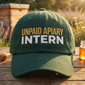 Unpaid Apiary Intern Dad Hat – Funny Beekeeper Gift
