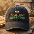 Local Hive Inspector Vintage Cap – Backyard Beekeeper Gift