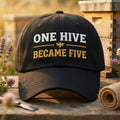 One Hive Became Five Dad Hat – Funny Beekeeper Gift