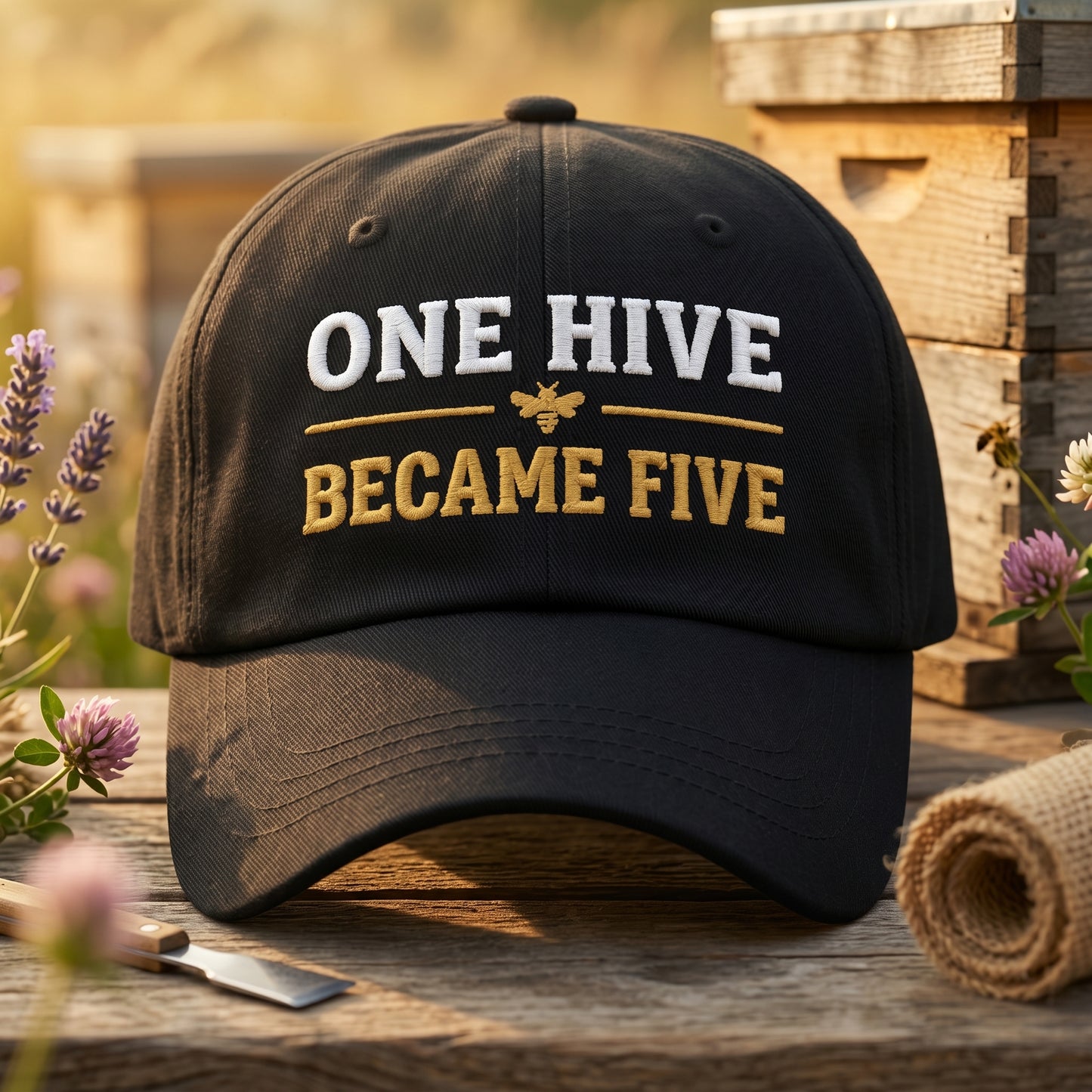 One Hive Became Five Dad Hat