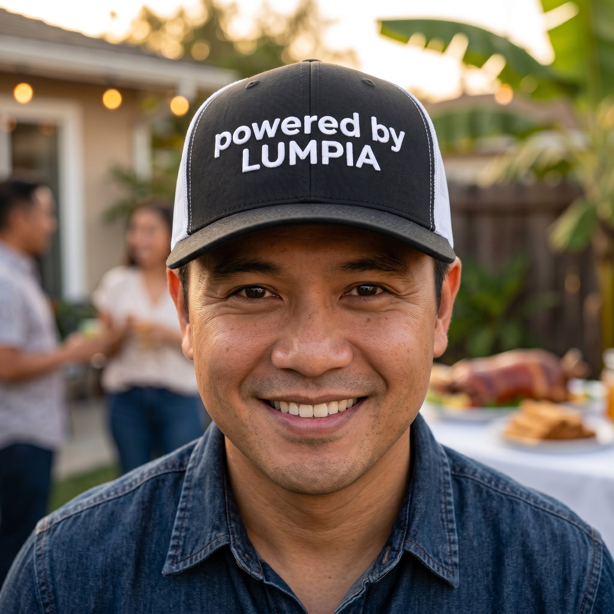 Powered by Lumpia Trucker Hat