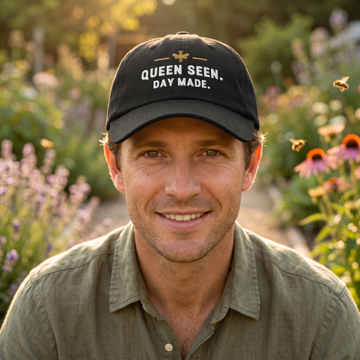 Queen Seen. Day Made. Dad Hat