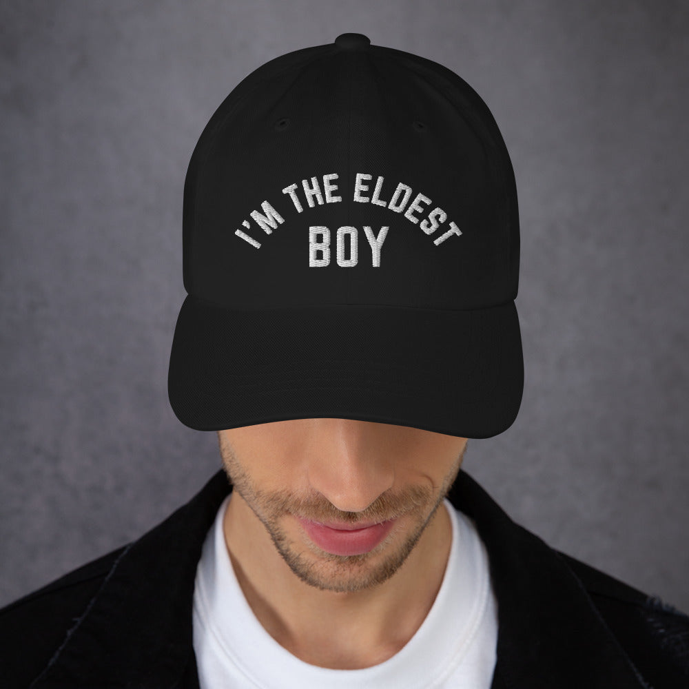 I Am the Eldest Boy Dad Hat, Funny Embroidered Hat