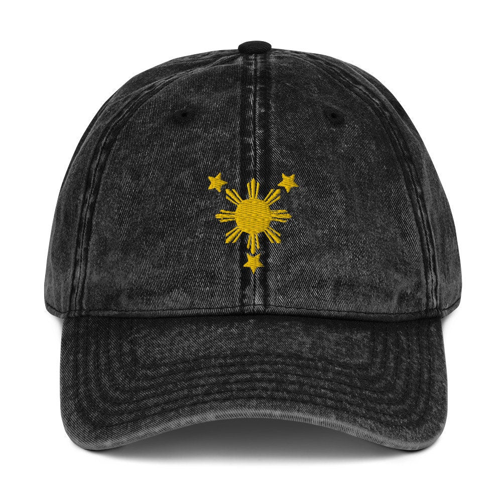 Filipino Sun Vintage Dad Hat embroidered hat