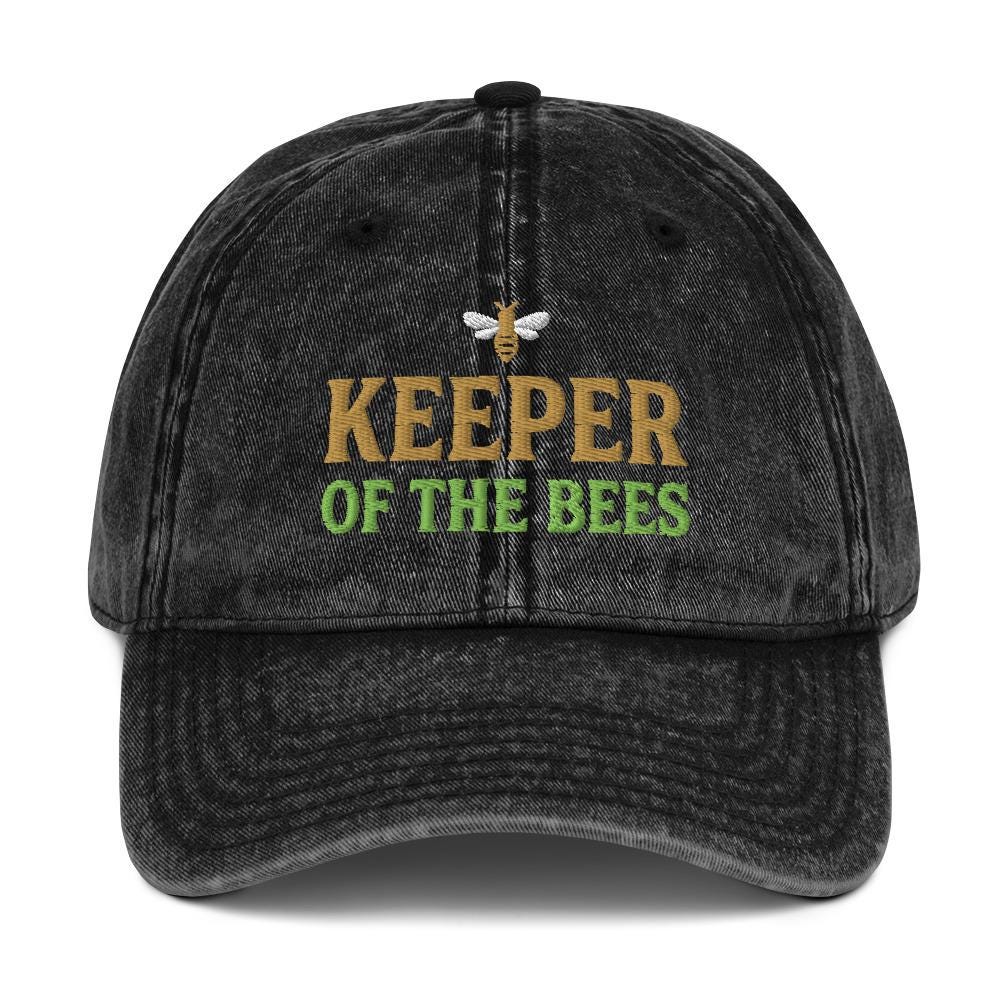 Keeper of the Bees vintage embroidered dad hat product image 4