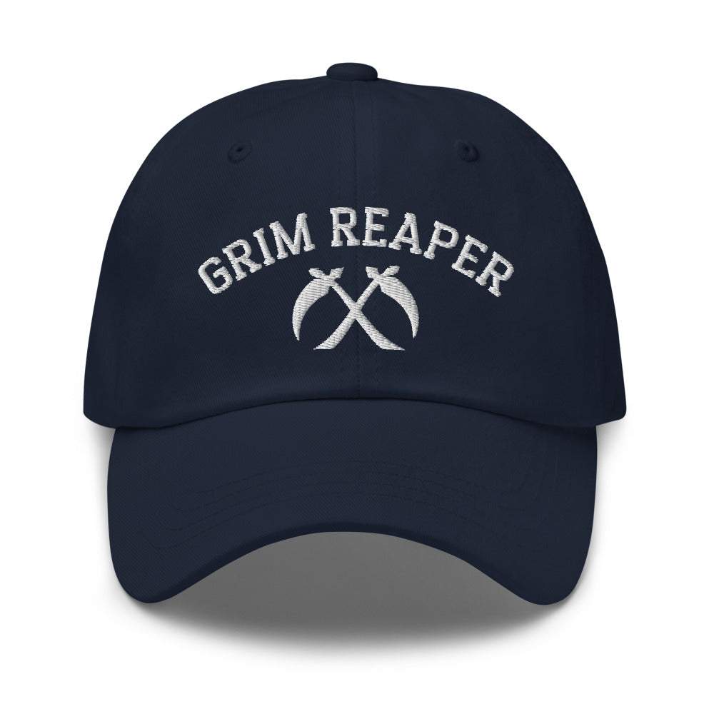 Chiefs Grim Reaper Dad Hat, 13 Seconds Chiefs Embroidered Hat