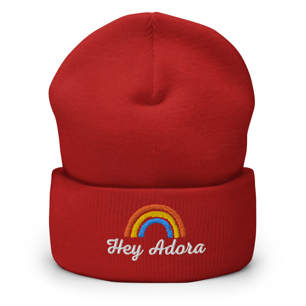 Hey Adora She Ra Hat, She-Ra And The Princess of Power, Catra Cuffed Beanie, Knit Hat
