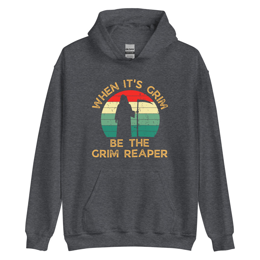 When it's grim KC be the Grim Reaper chibi shirt, hoodie, sweater and  v-neck t-shirt